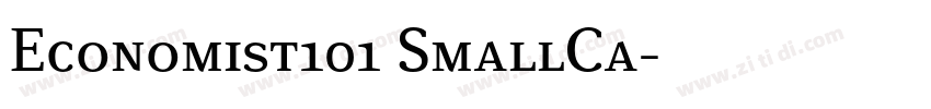 Economist101 SmallCa字体转换